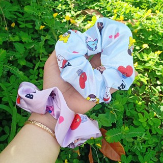 cột tóc vải crunchies bts bt21