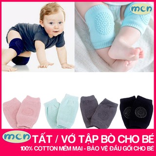 tất gối tập bò / vớ lót đầu gối cho bé tập bò - Lót Dày Dặn, Êm Ái