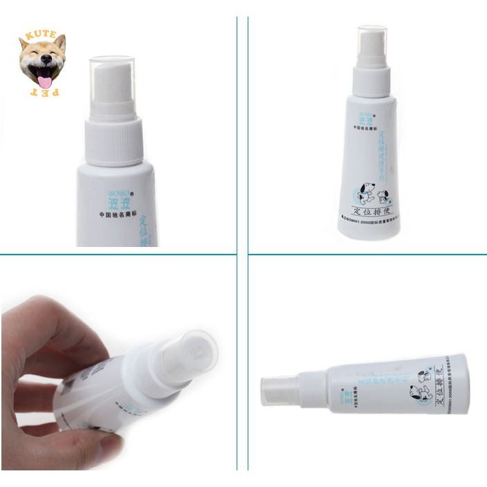 Lọ xịt BoBo giúp huân luyện chó mèo thú cưng đi vệ sinh đúng chỗ 60ml