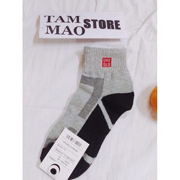 Tất nam cổ cao dài mùa hè, vớ tất cổ ngắn nam dày dặn thấm hút phong cách Hàn Quốc