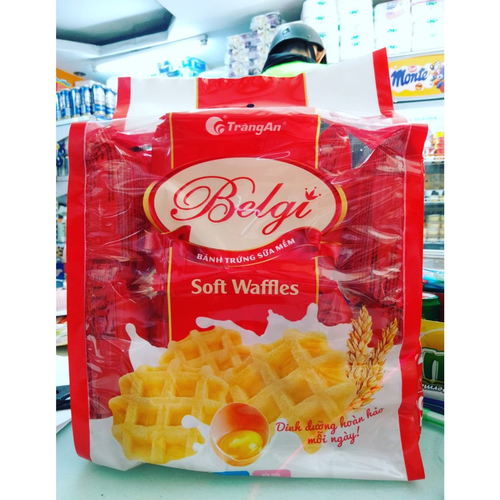 BÁNH TRỨNG SỮA MỀM BELGI VỊ SOCOLA/ CỐM DỪA 230G
