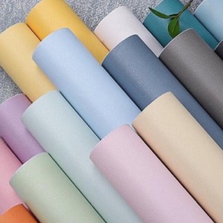 Giấy dán tường một màu - khổ 45cm (nhiều màu)