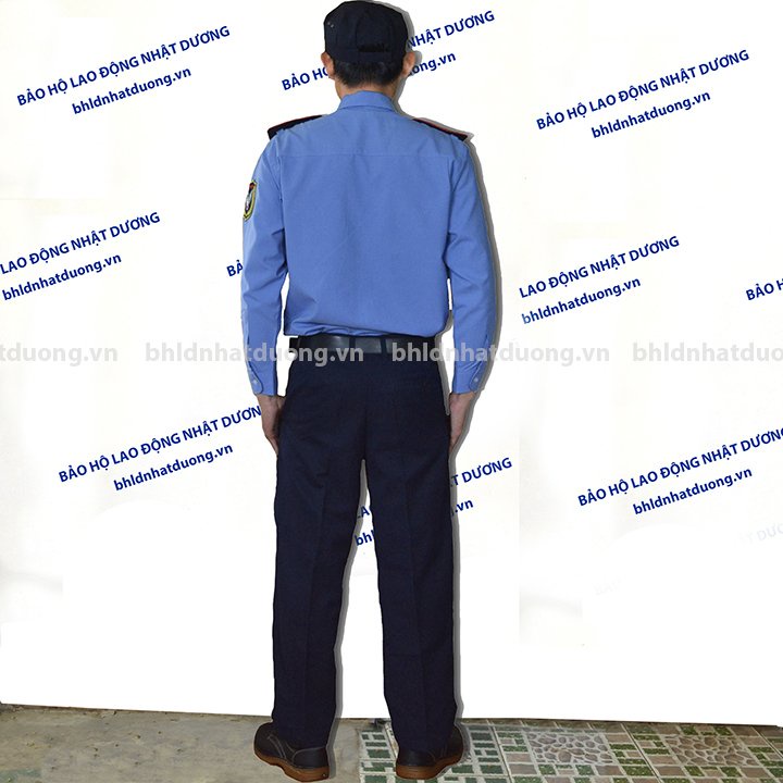 Quần bảo vệ nam quần tay âu công sở màu xanh đen vải kaki thành công siêu xịn -Nsafe