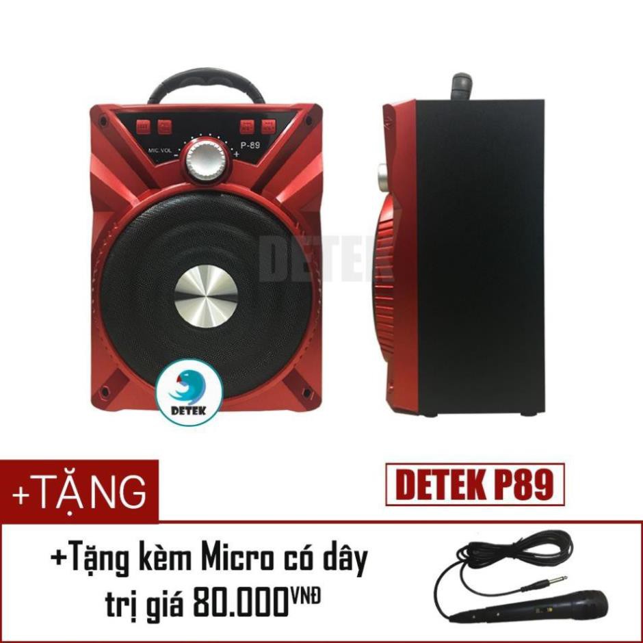 Loa Bluetooth karaoke P86 / P87 / P88 / P89 + Tặng Mic