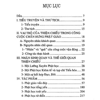 Sách - Thiện Chiếu Nhà Cải Cách Phật Giáo