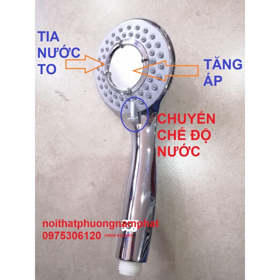 [NHIỀU CHẾ ĐỘ NƯỚC] Tay Sen Tắm Tăng Áp Vòi hoa sen KHÔNG DÂY KHÔNG CÀI TS11 TS điều chình được nhiều chế độ nước