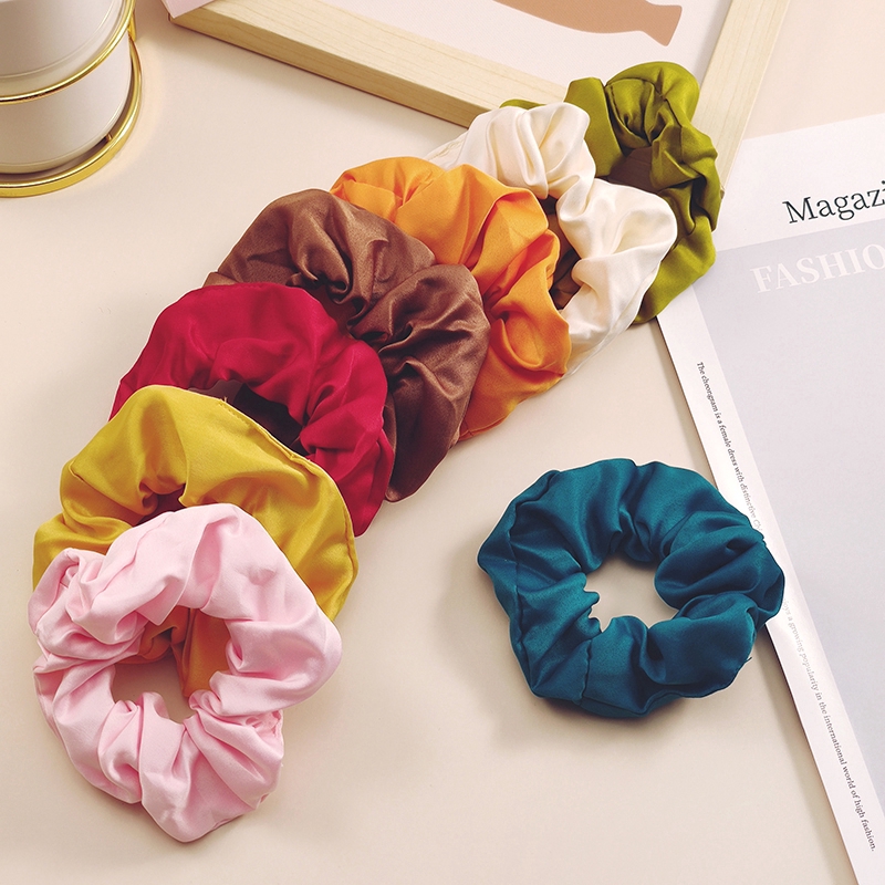 Vòng buộc tóc nhiều màu tùy chọn Retro