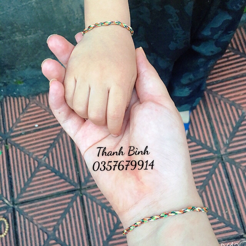 ❤️ vòng ngũ sắc may mắn cho mẹ và bé