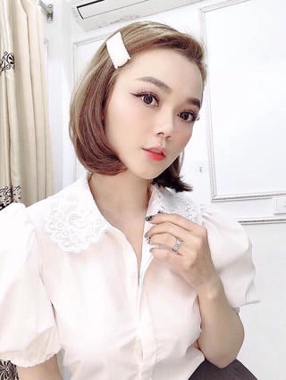 ÁO SƠ MI CỔ REN TAY BỒNG