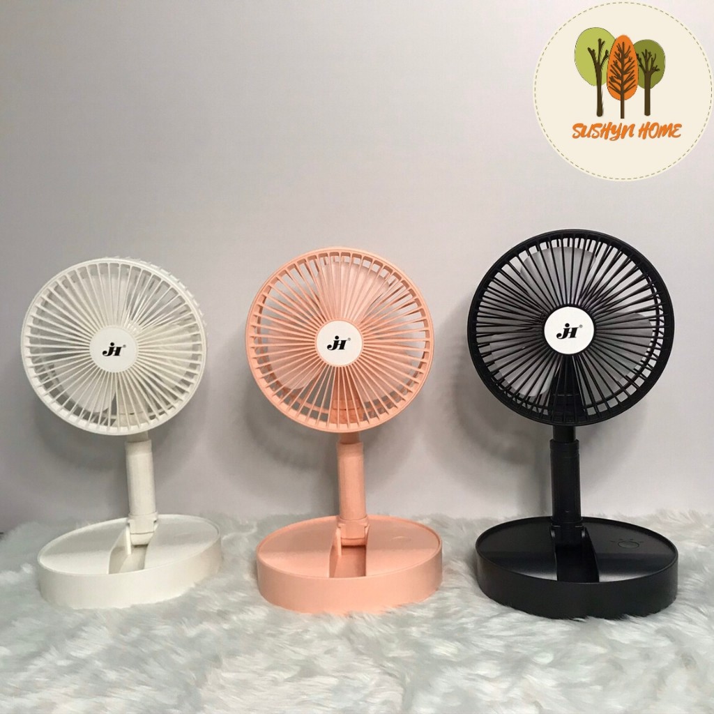 Quạt Tích Điện chữ H🍀FREE SHIP🍀Gấp Tròn Siêu Gọn🍀Chạy Êm, Dễ Vệ Sinh | BigBuy360 - bigbuy360.vn