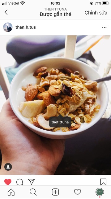 Granola- Ngũ Cốc Ăn Kiêng Không Đường- Hũ 500g