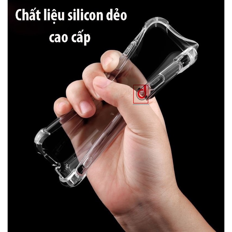 Ốp Iphone chống sốc, phát sáng, trong suốt không ố màu