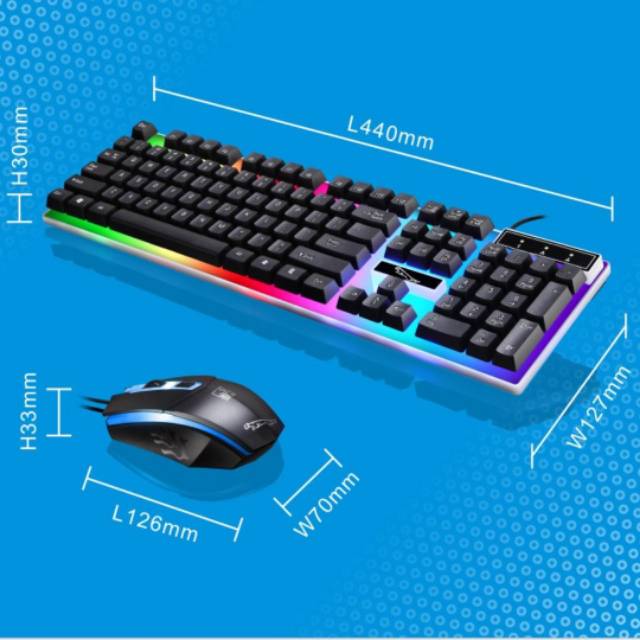 Bàn Phím + Chuột Chơi Game Mixie X90A Free Razer