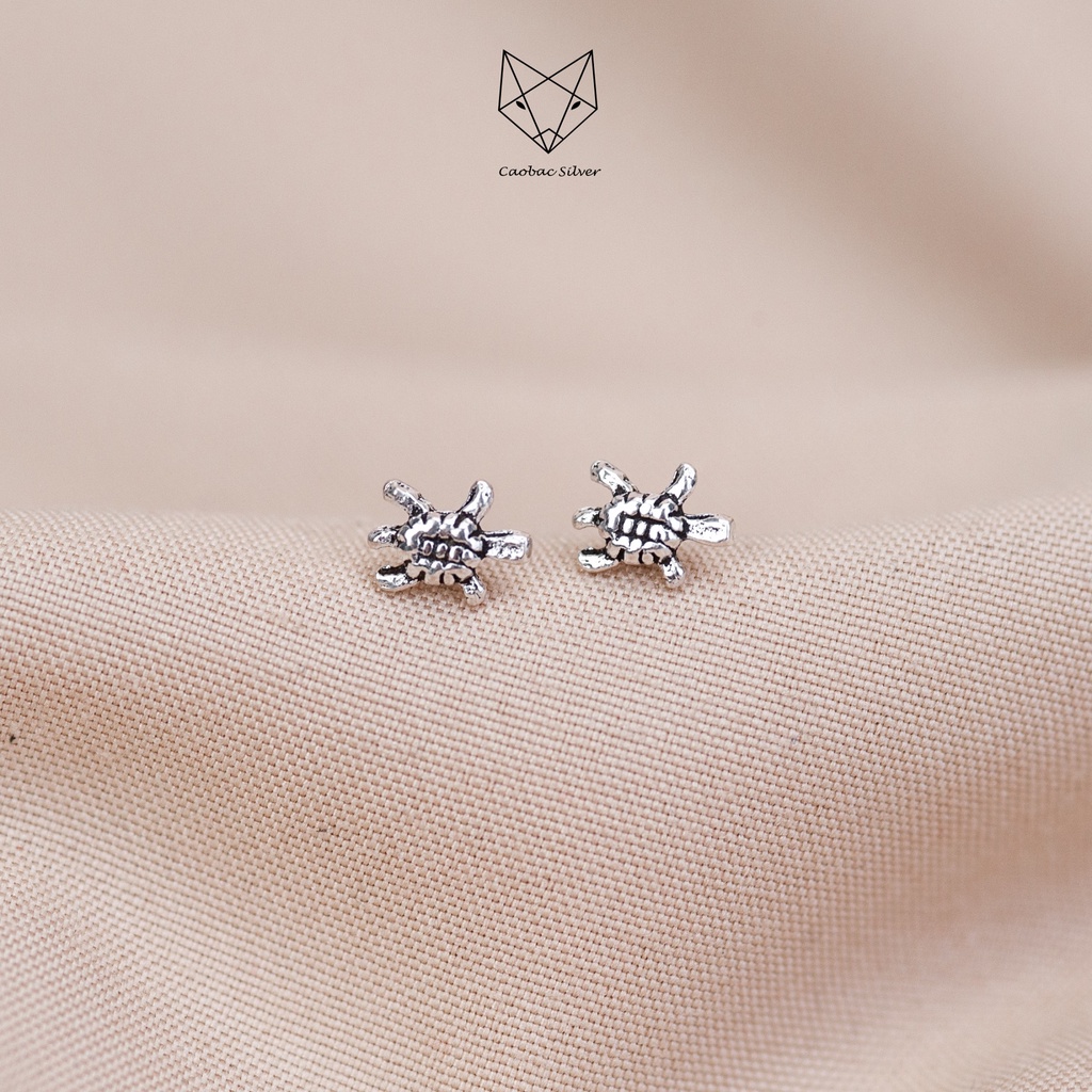 Khuyên Tai Bạc Nữ CaoBac Silver Chất Liệu Bạc Thái Cao Cấp Thiết Kế Hoạ Tiết Con Vật Đáng Yêu  Độc Đáo Mới Lạ