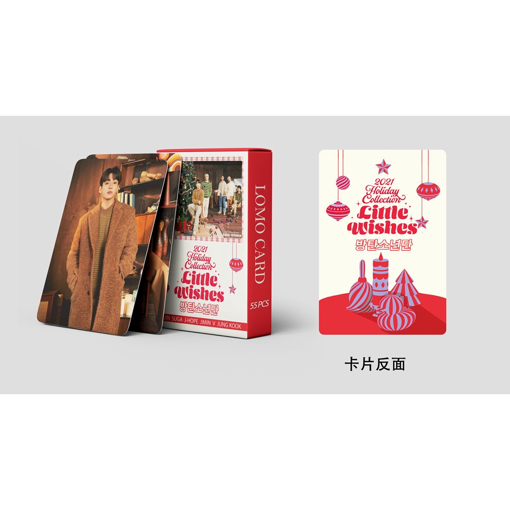 Lomo Card BTS HOLIDAY COLLECTION 2021-LITTLE WISHES Photocard