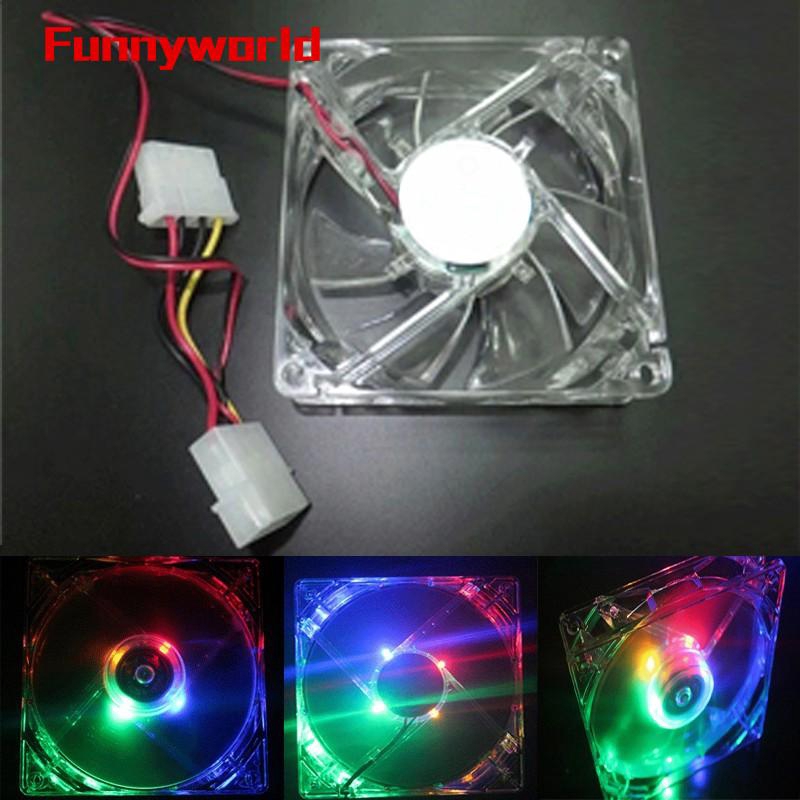 Quạt Tản Nhiệt Cpu 4-led 80mm