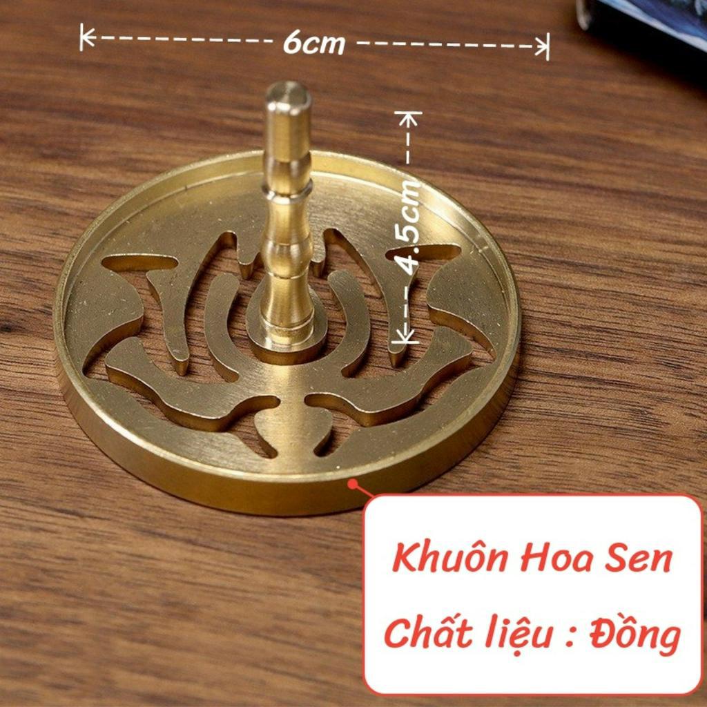 Phụ kiện lẻ dụng cụ tạo hình khuôn đốt trầm hương bằng đồng