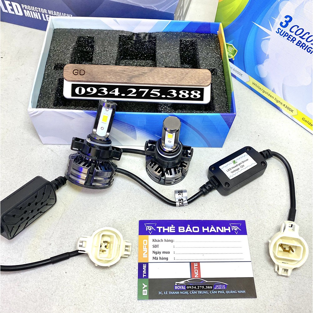 [HÀNG CAO CẤP] BỘ ĐÈN LED GẦM PHÁ SƯƠNG MÙ CHO Ô TÔ - 3 chế độ màu thay đổi: Sáng trắng - Vàng nắng - Vàng phá sương. | BigBuy360 - bigbuy360.vn