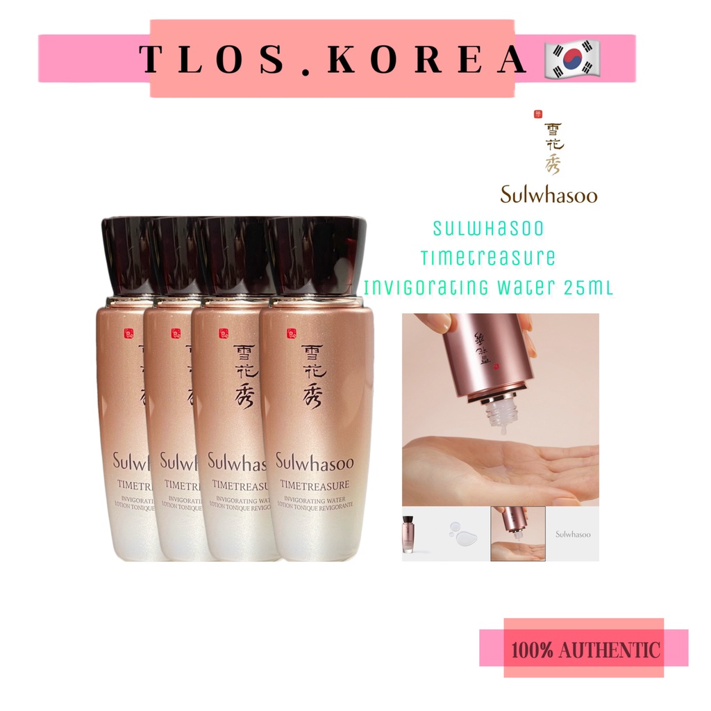 Nước hoa hồng thông đỏ Sulwhasoo timetreasure invigorating Water 25ml