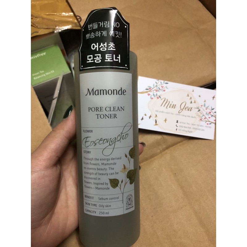 🌹🌹Nước Hoa Hồng  MAMONDE [Dùng siêu thích] + cấp ẩm, thu nhỏ lỗ chân lông.