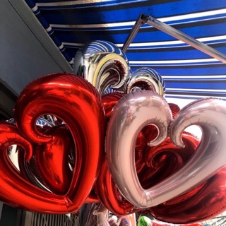 Bóng trái tim vòng valentine