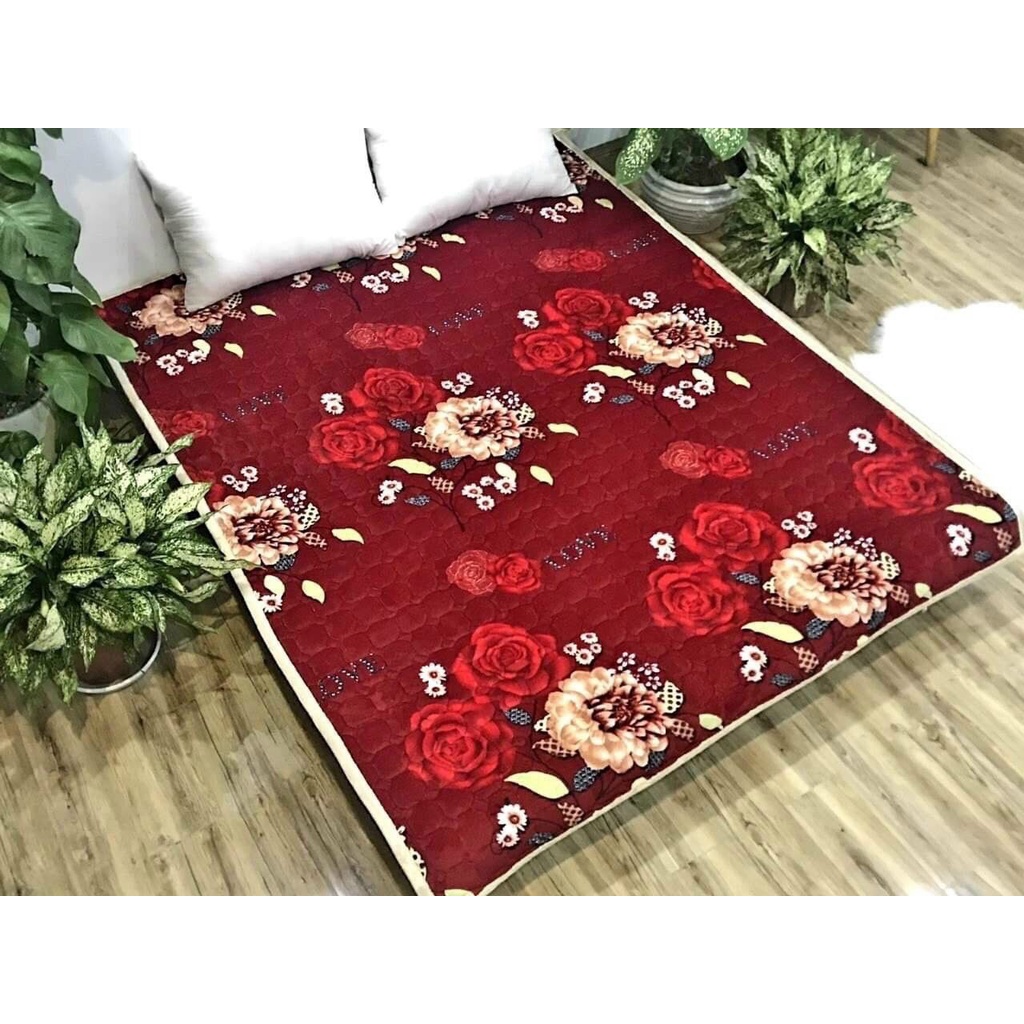 Thảm trải giường lông cừu thảm nỉ trải giường ga giường lông cừu 3 lớp siêu ấm mềm mịn không sổ lông đầy đủ kích thước