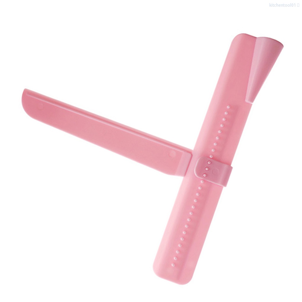 Dụng Cụ Chà Láng Bánh Kem Bằng Nhựa Màu Hồng Có Thể Điều Chỉnh Tiện Dụng Cho Nhà Bếptool01