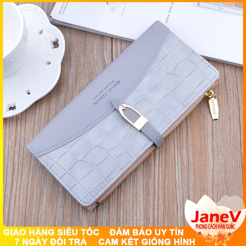 Ví Nữ Dài Cầm Tay Cao Cấp Sang Trọng Phong Cách Hàn Quốc TVNN395