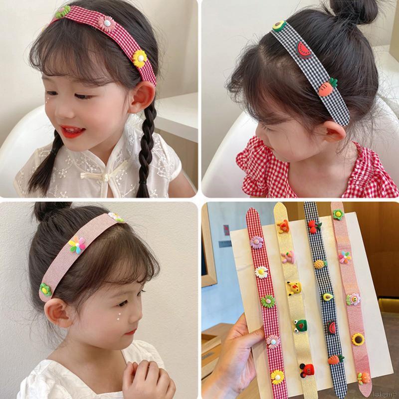 Băng đô cài tóc họa tiết hoạt hình dễ thương thời trang mùa hè cho bé gái