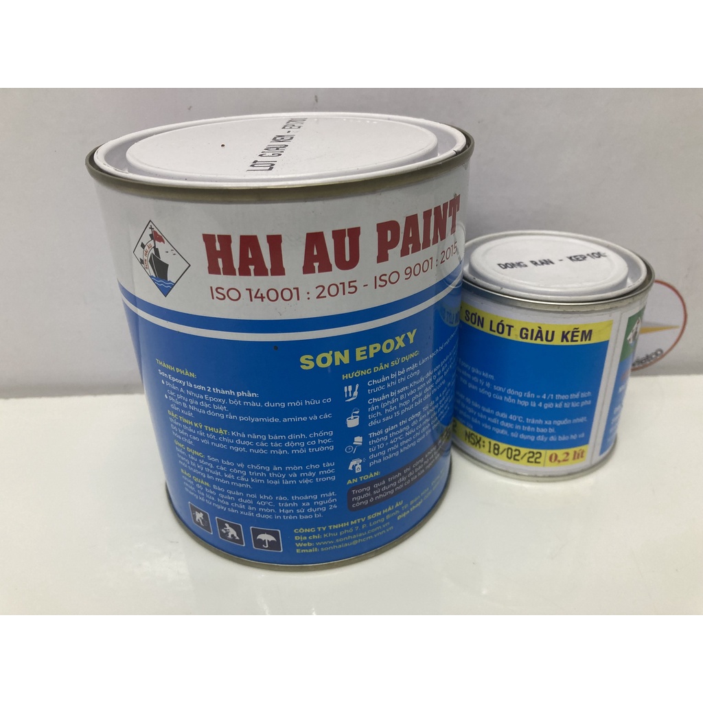 Sơn chống gỉ giàu kẽm Epoxy Hải Âu 1L_EP1 701