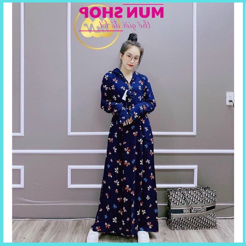 Áo chống nắng toàn thân áo khoác nắng nữ dáng dài vải lanh chất lanh họa tiết cực kì thoáng mát | BigBuy360 - bigbuy360.vn