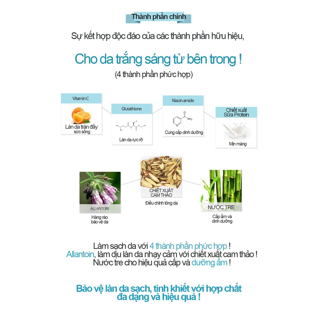 Mặt Nạ Dưỡng Trắng Banobagi White Jade Injection 30ml