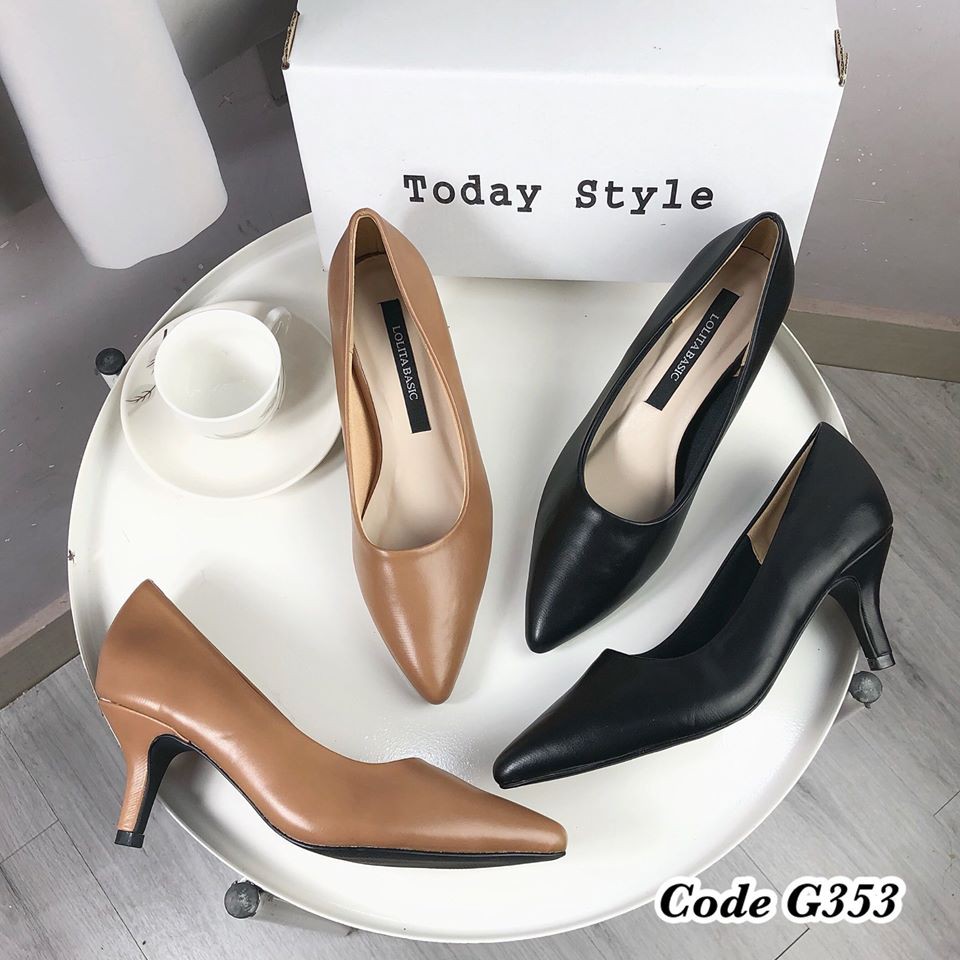 Giày cao gót L.LITA 5p da mềm  G353