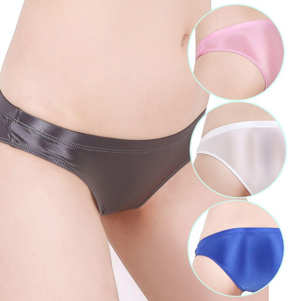 Quần Lót Eo Thấp Cỡ Lớn Màu Lấp Lánh Quyến Rũ Cho Nữ