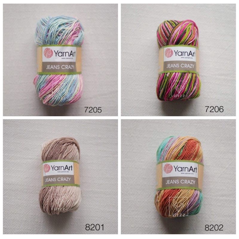 Len Yarnart Jeans Art Crazy Thổ Nhĩ Kỳ 50gr