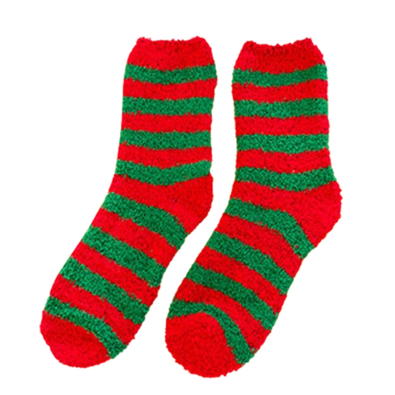 YOUYO Vớ thuyền giữ ấm họa tiết cây thông/ông già noel/ bông tuyết/ tuần lộc dễ thương cho nữ