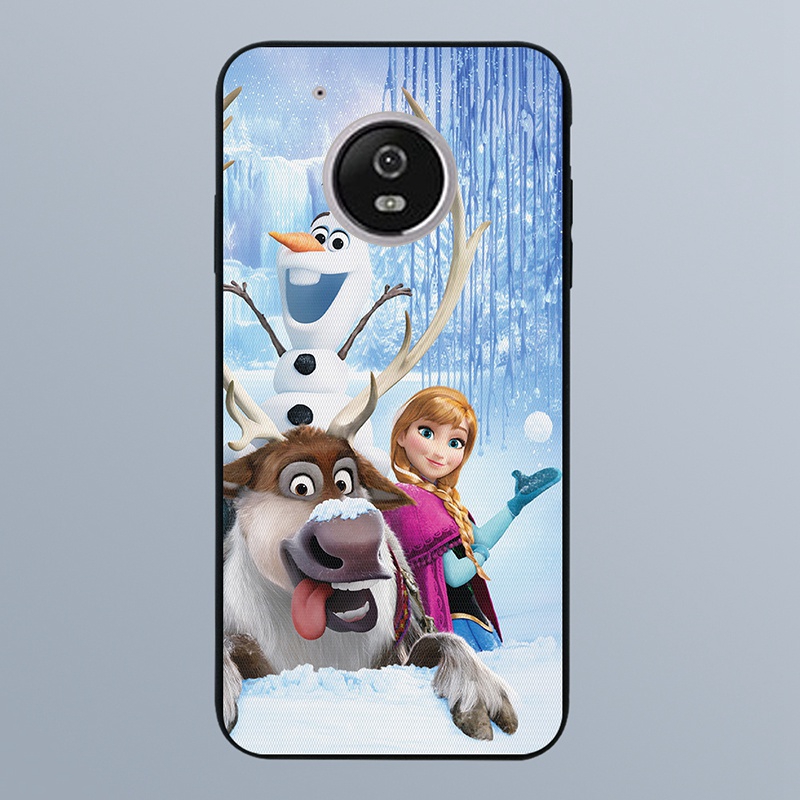 Motorola Moto C E4 G5 G5S X4 Plus Frozen 4 Silicon Case Cover