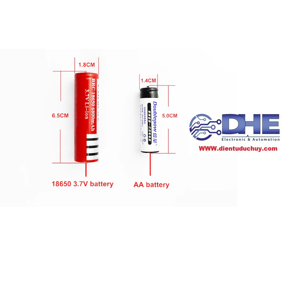 PIN SẠC 3.7V LITHIUM 18650 - DUNG LƯỢNG TỐI ĐA 6800MA - HÃNG SẢN XUẤT ULTRAFIRE - HÀNG CHẤT LƯỢNG, KHÔNG PHẢI HÀNG FAKE