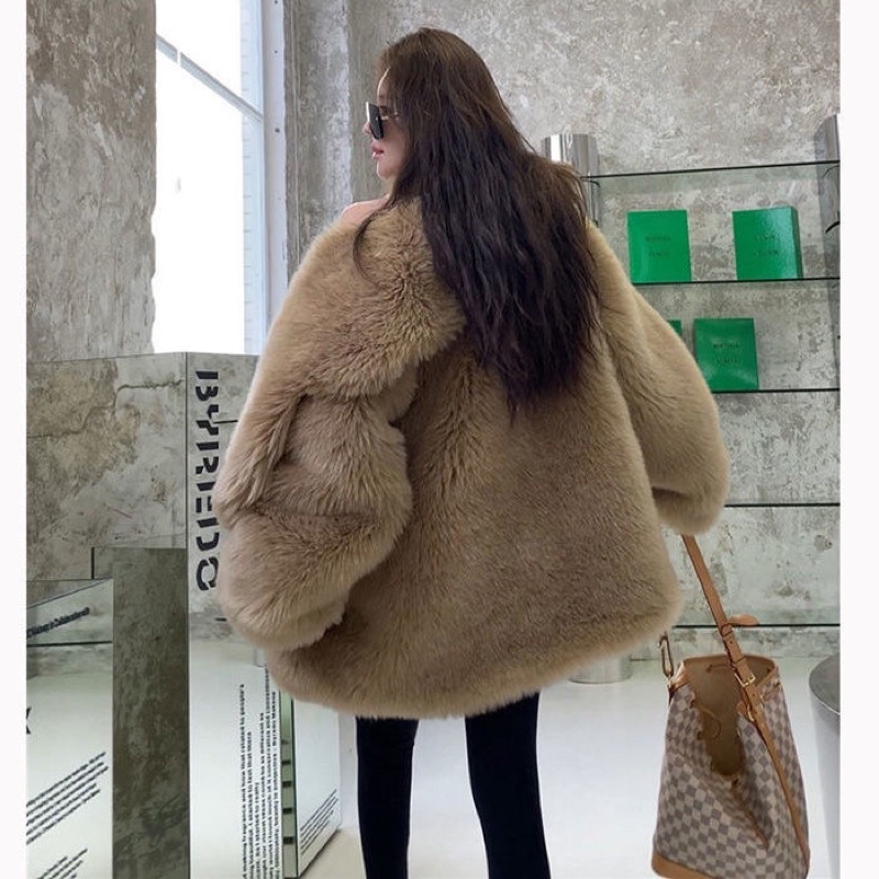 [ Áo Giả Lông Cáo Sang Chảnh]
