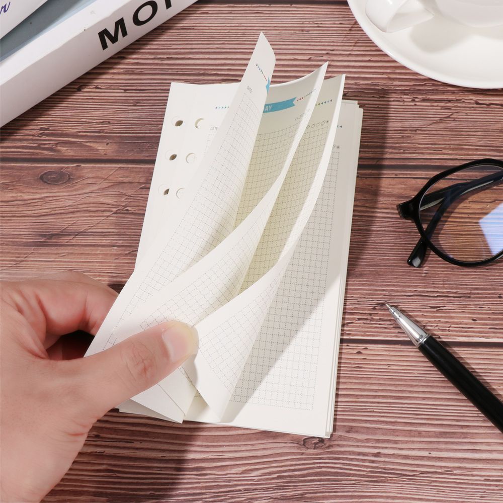 Set 40 trang sổ ghi chú 6 lỗ khổ A6 tiện dụng