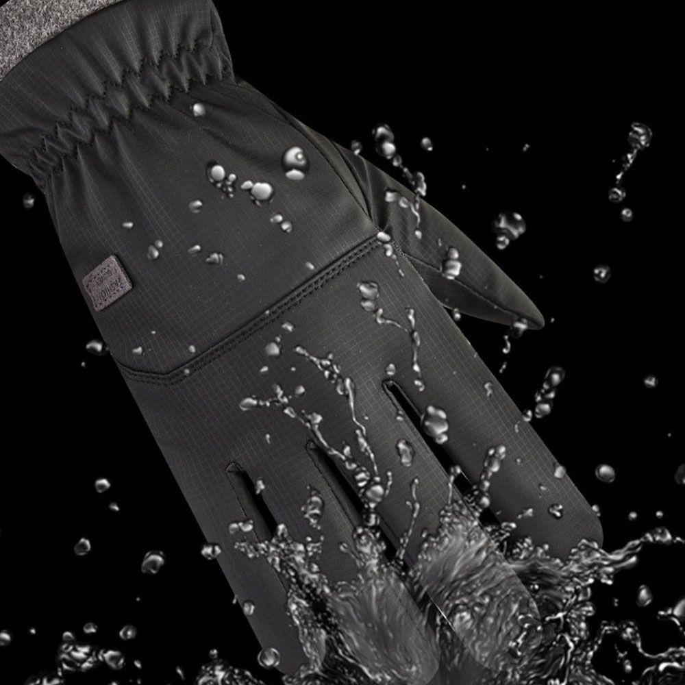 Găng Tay Trượt Tuyết / Đạp Xe Dày Dặn Bảo Vệ Chống Thấm Nước