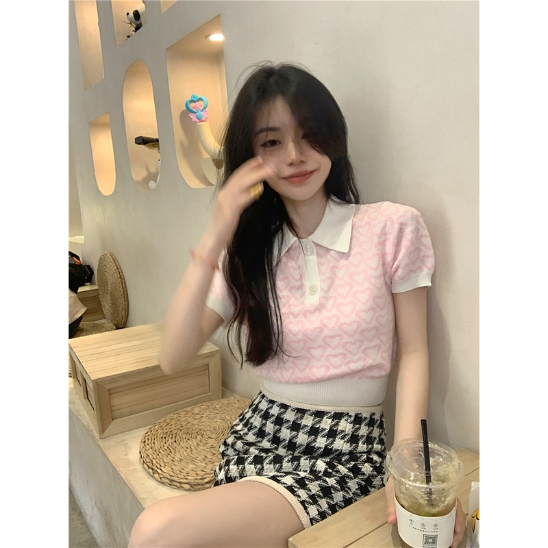 LALISAS Áo Dệt Kim Thời Trang Phong Cách Hàn Quốc Cho Nữ