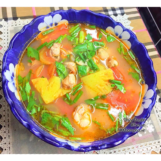 Me chua, mẹ cục nấu canh, giá vị nhà hàng