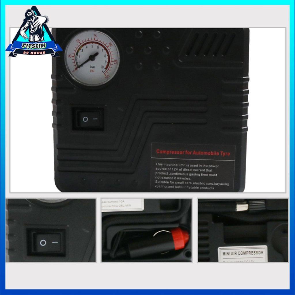 Máy bơm lốp xe mini thích hợp cho xe ô tô/xe máy/xe đạp