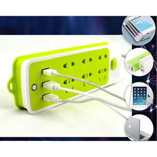 Ổ cắm điện THÔNG MINH 06 công tắc độc lập