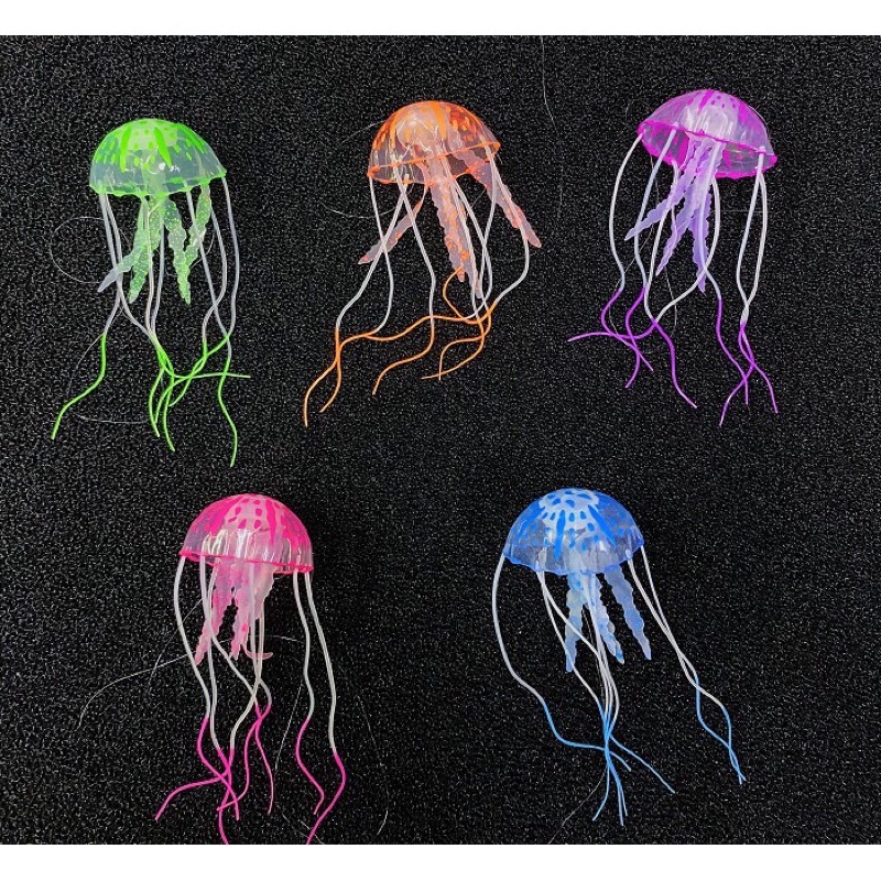 Sứa Màu Nhân Tạo Phát Sáng Trang Trí Hồ Cá