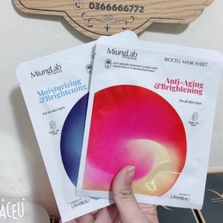 MẶT NẠ SINH HỌC MIUNG LAB - KHƠI DẬY KHẢ NĂNG GIỮ ẨM CHO LÀN DA