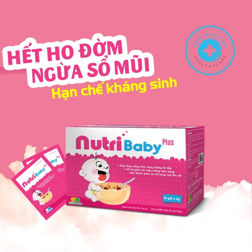 Tăng đề kháng trẻ em, giúp hạn chế viêm đường hô hấp NutriBaby Plus