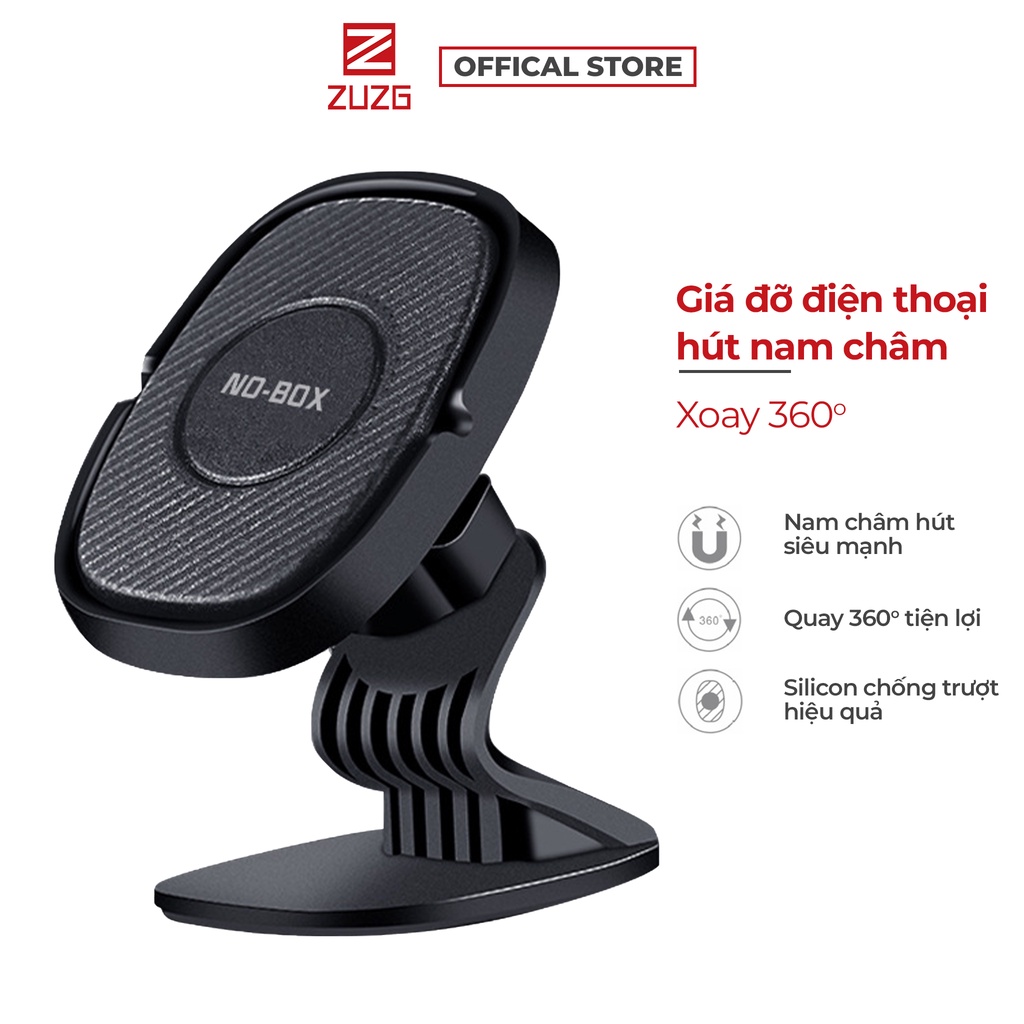 Giá đỡ điện thoại nam châm có thể xoay 360 độ lực hít siêu chắc kết hợp giảm rung lắc trơn trượt Z11 | BigBuy360 - bigbuy360.vn