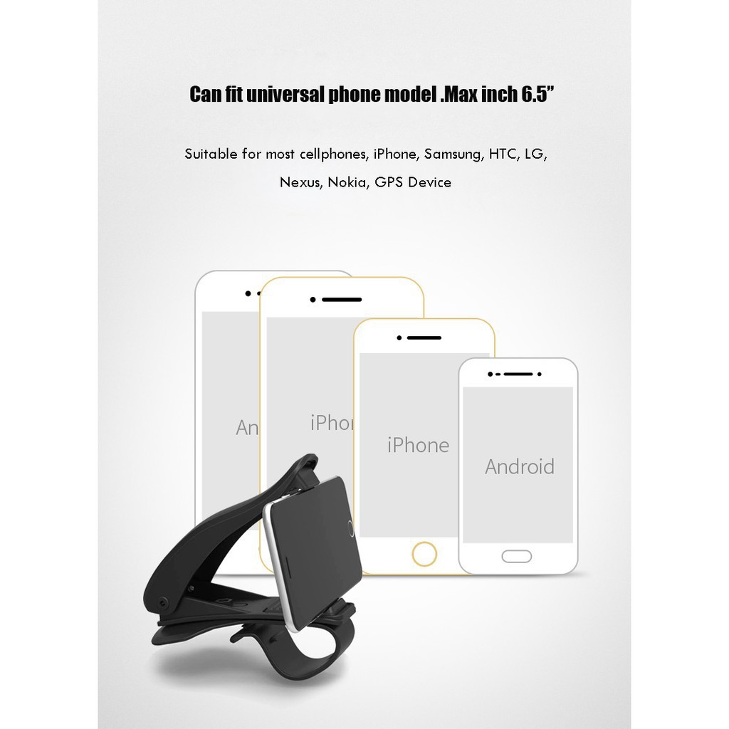 Giá đỡ điện thoại chống trượt thiết kế xoay 360 độ dành cho ô tô | BigBuy360 - bigbuy360.vn